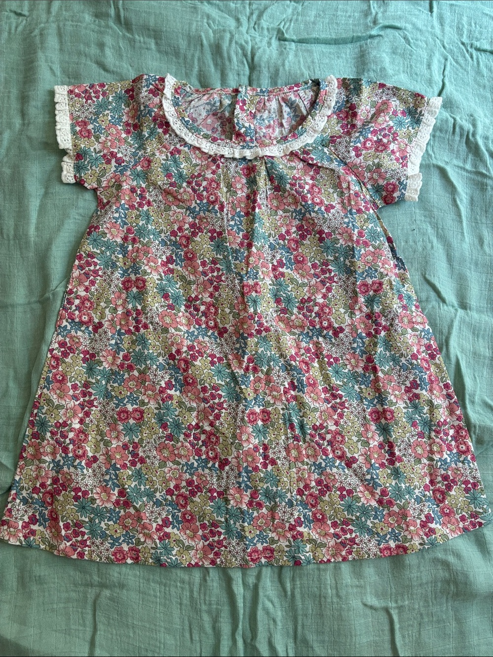 Lace Trim Dress
